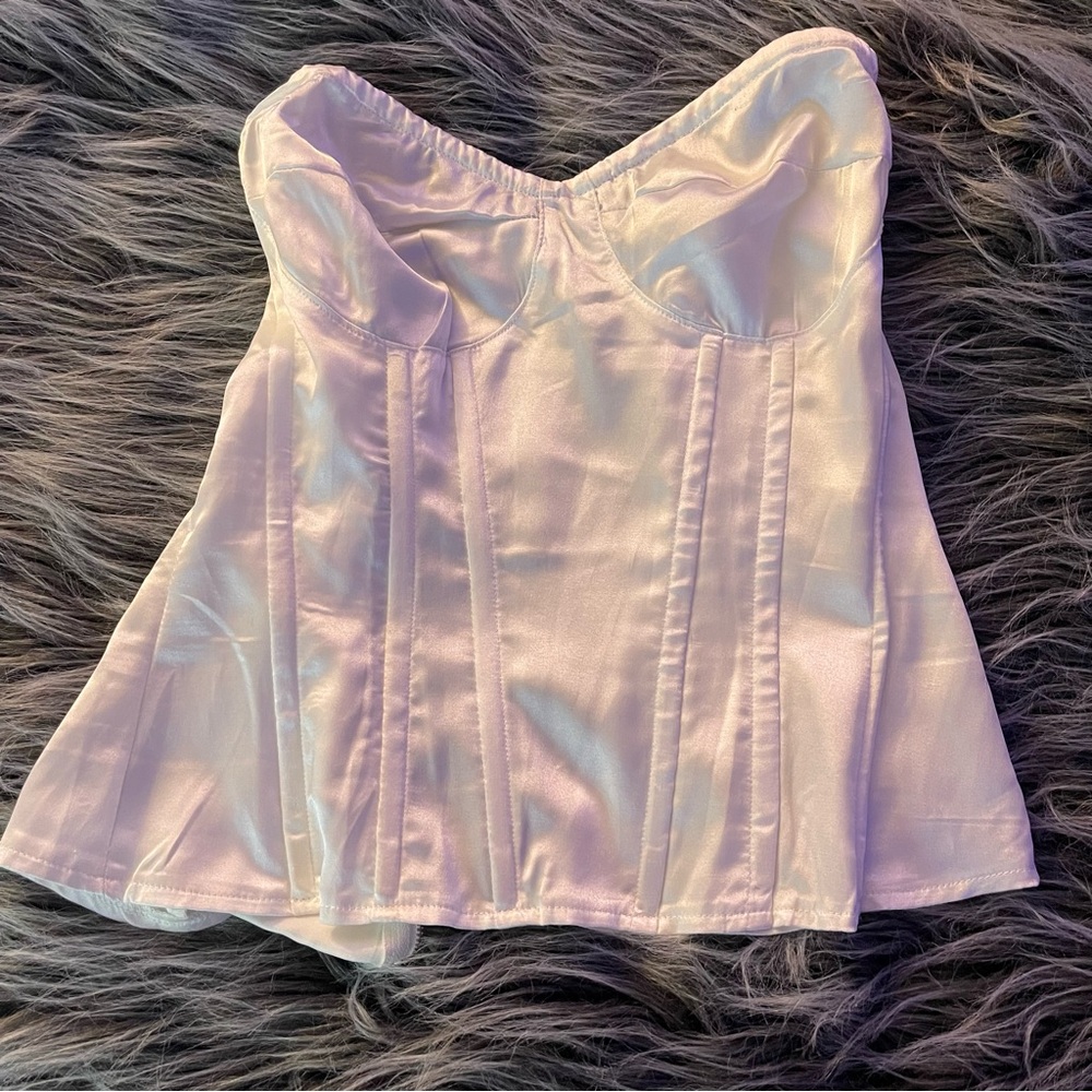 Pretty Little Thing White Corset 🤍